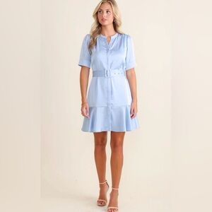 NWT S’edge Analeise dress in cornflower blue